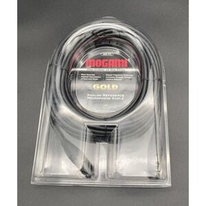 Mogami GOLD STUDIO-50 Microphone Cable,‎ 3-Pin, Gold, New $249